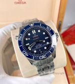 Swiss Quality Omega Seamaster 300m Diver Copy Watch Blue Ceramic Bezel 42mm